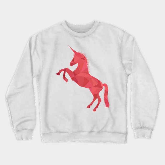 Abstract Unicorn Design Crewneck Sweatshirt by Dovlizio